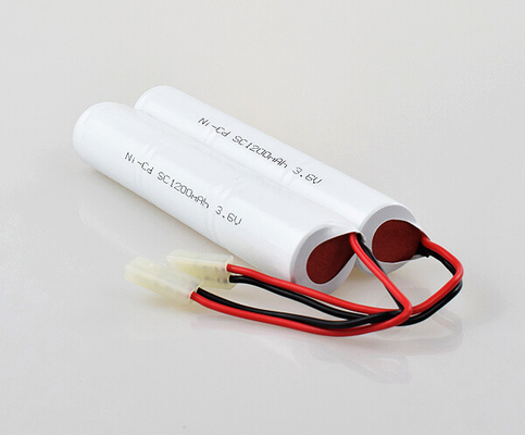 SC1200mAh paquete níquel- del palillo de la célula de la batería de NiCd de 3,6 voltios
