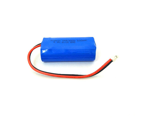 Batería de litio de la luz de emergencia IFR14500 LiFePO4 3.2V 600mAh