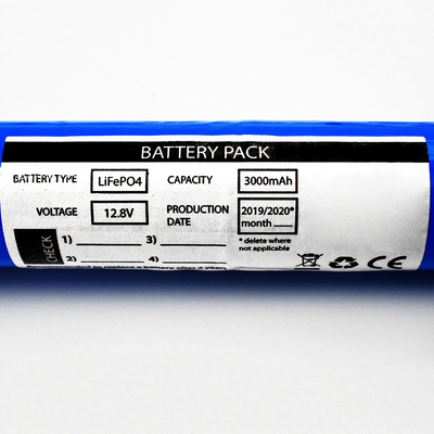 LiFePO4 26650 batería recargable 3000mAh 12.8V para los alumbrados de seguridad