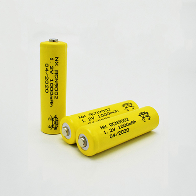 La batería recargable del Cd del Ni de 1,2 V contaba con vida 5 años de AA1000mAh de tipo del palillo