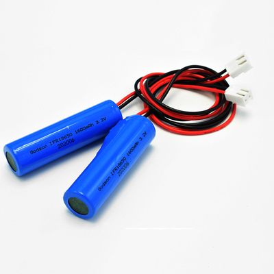 Litio de la batería 1600mAh Lifepo4 de la muestra de la salida de emergencia de IFR18650 3.2V