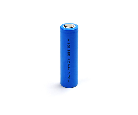 Célula recargable de la batería ICR18650 de la ión de litio 1200mAh 3,7 V