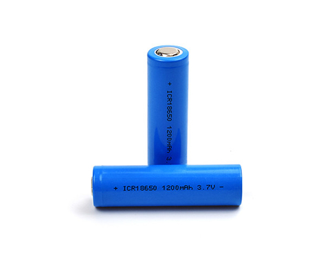 Célula recargable de la batería ICR18650 de la ión de litio 1200mAh 3,7 V