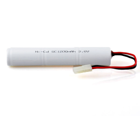 SC1200mAh paquete níquel- del palillo de la célula de la batería de NiCd de 3,6 voltios