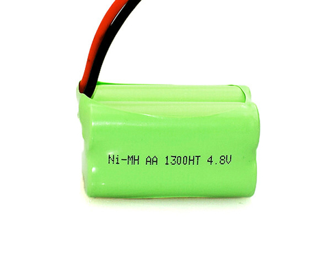 AA 1300mAh vida de servicio larga de 4,8 de voltio de la batería de seguridad del alumbrado células de NiMH