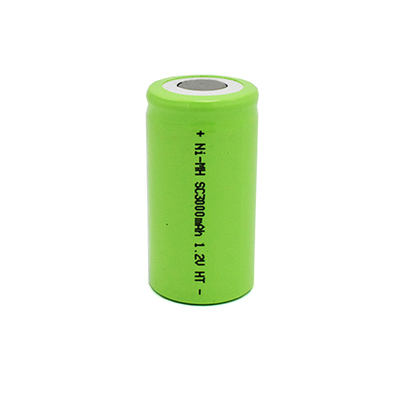 Célula da alta temperatura de 3,6 de V del Ni Mh de la batería de seguridad HT del alumbrado SC3000mAh 1.2V