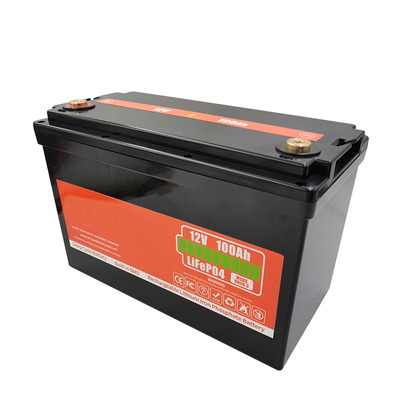 100Ah 12V LiFePO4 Batería recargable 1800W Batería de carrito de golf Batería de litio