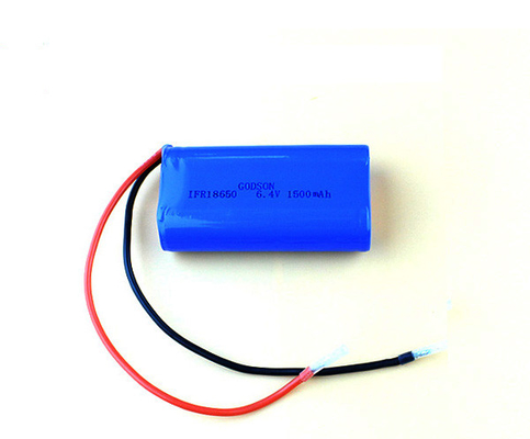 Batería de la vida de ciclo de las baterías 1500mAH 6,4 V de la luz de la salida de emergencia LiFePO4
