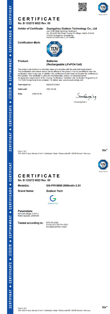 CHINA Godson Technology Co., Ltd certificaciones